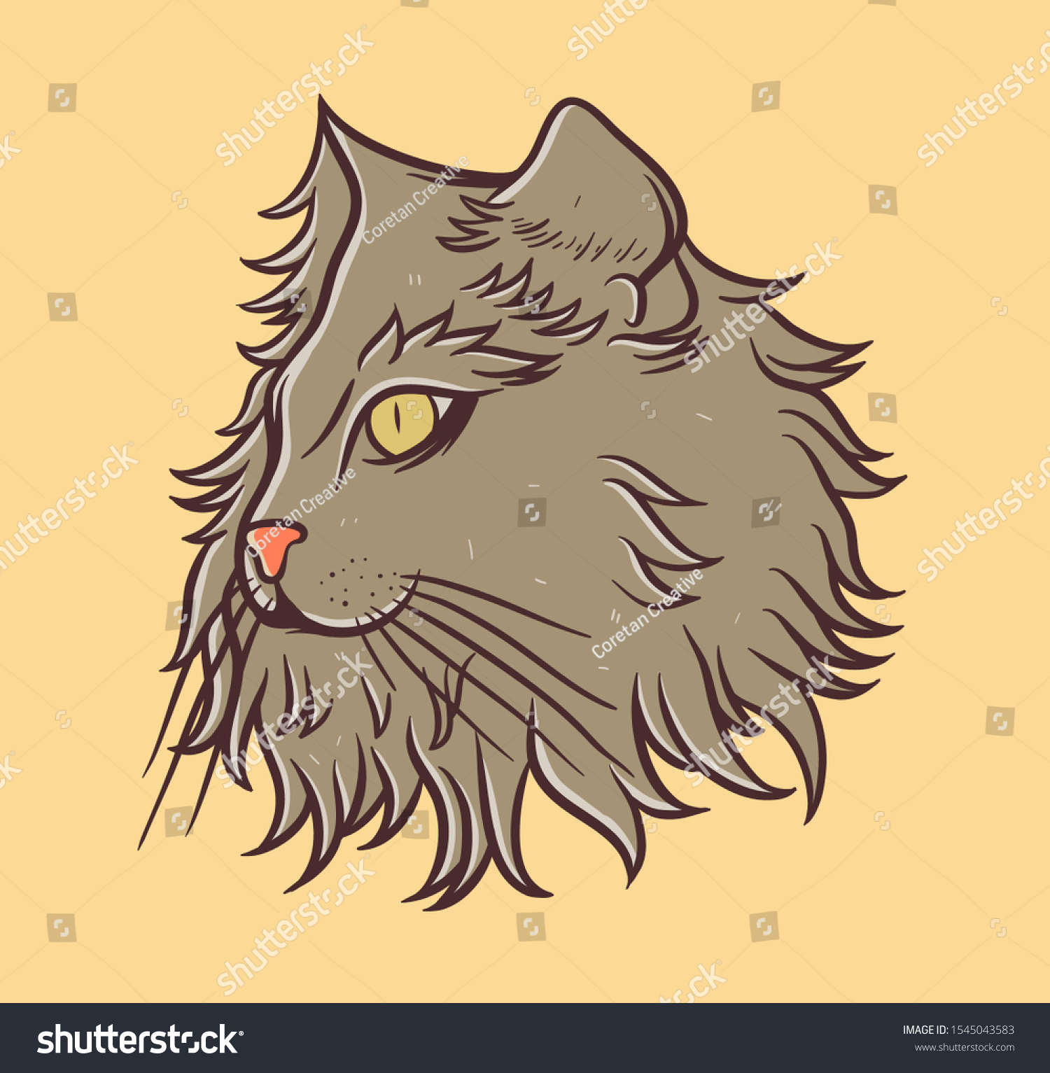 Detail Coretan Cat Vector Nomer 40