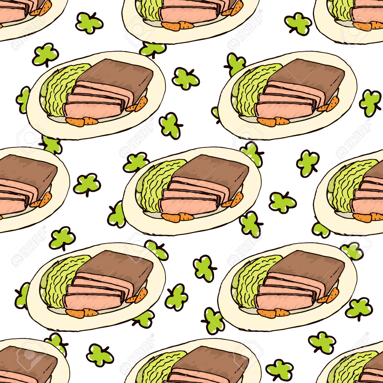 Detail Corned Beef And Cabbage Clipart Nomer 9