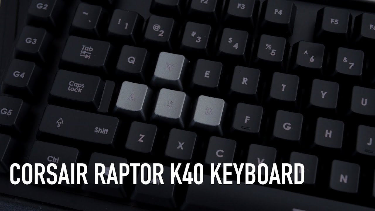Detail Corsair Raptor K40 Keyboard Nomer 24