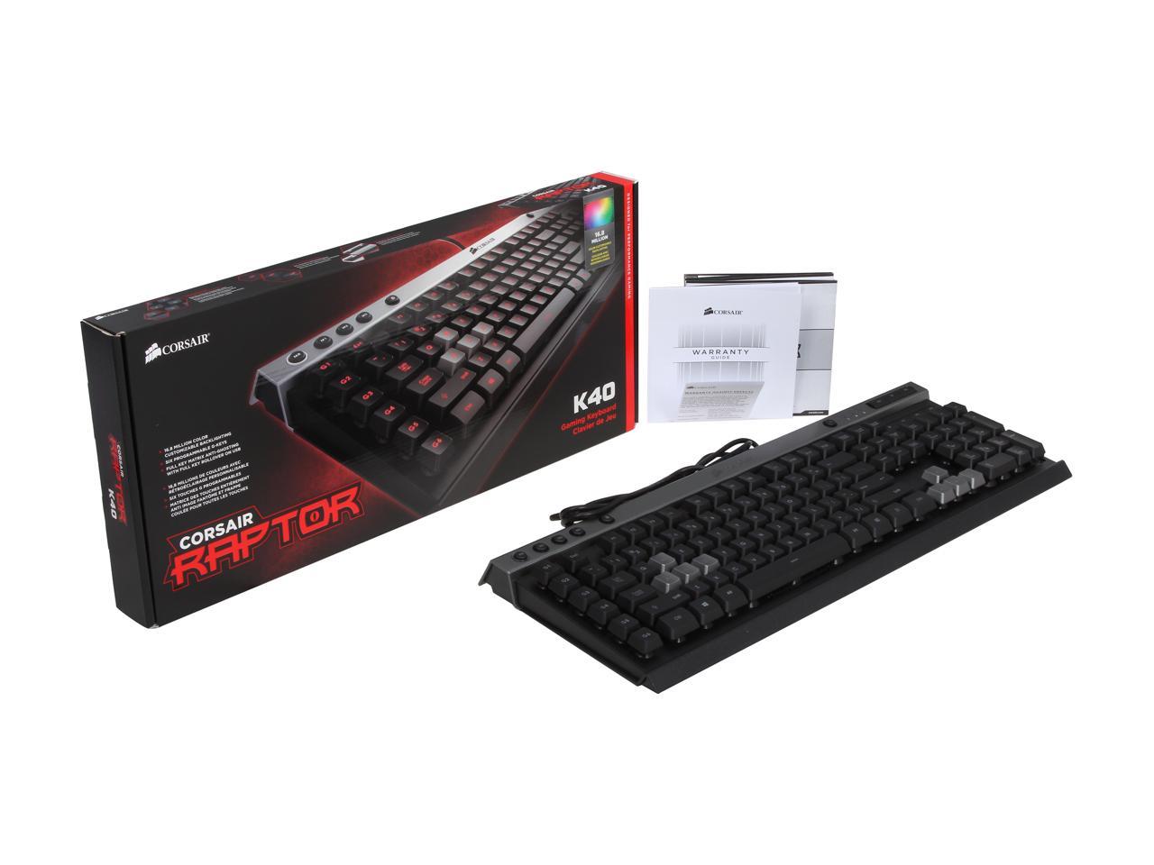 Detail Corsair Raptor K40 Keyboard Nomer 33