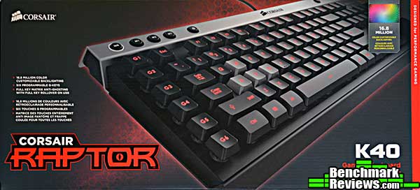 Detail Corsair Raptor K40 Keyboard Nomer 45