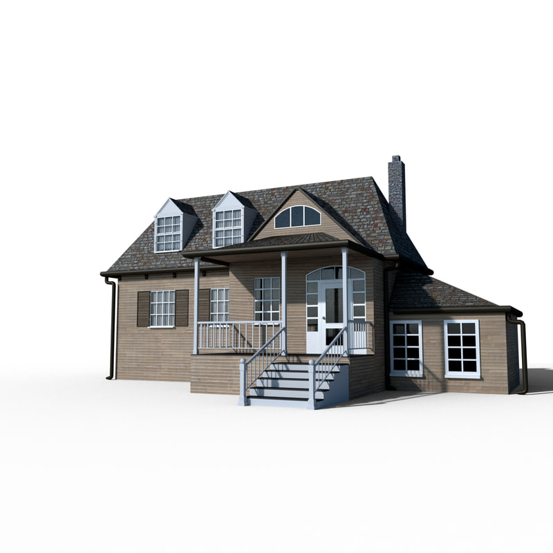 Detail Cottage 3d Model Nomer 14