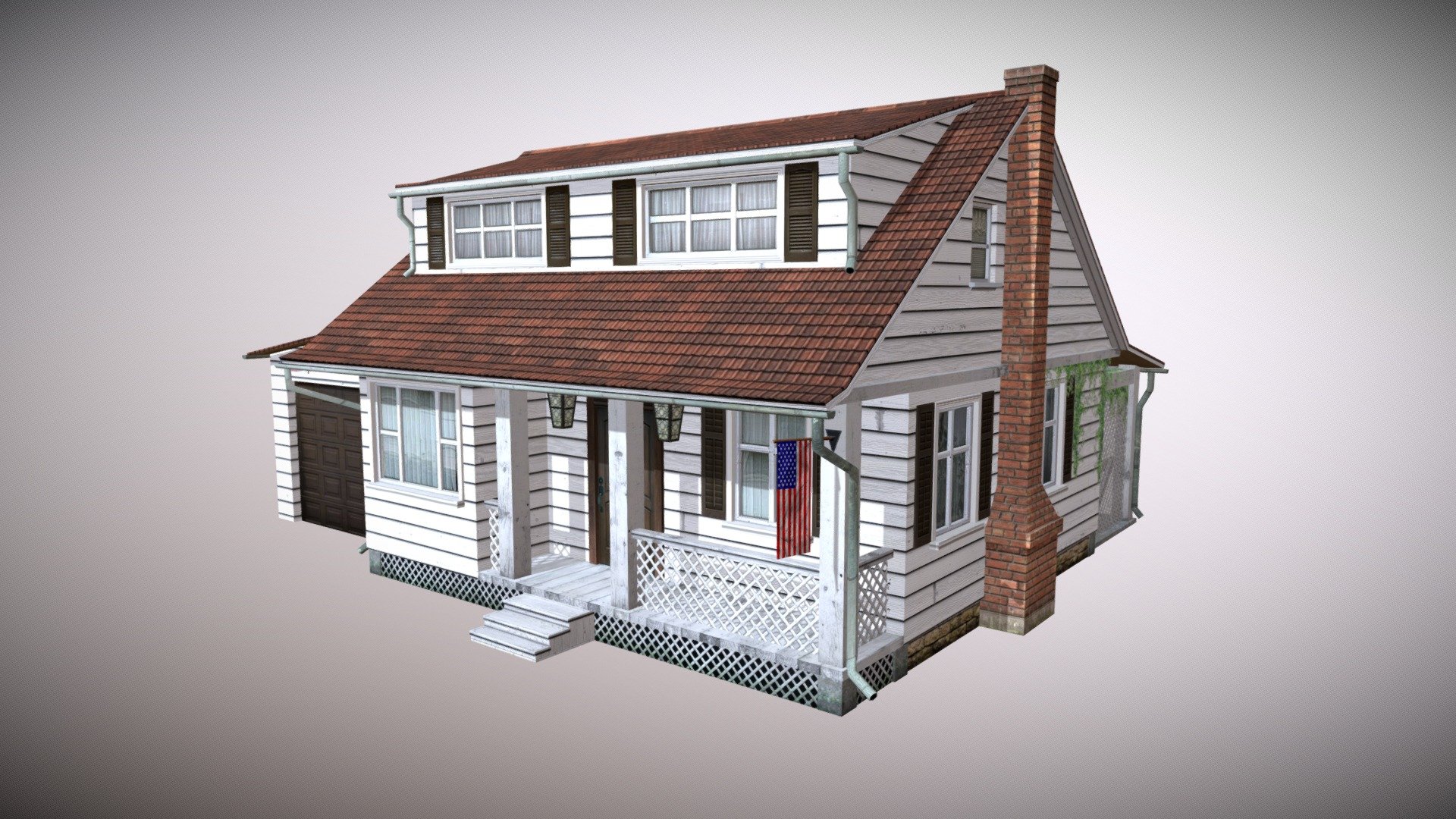 Detail Cottage 3d Model Nomer 25