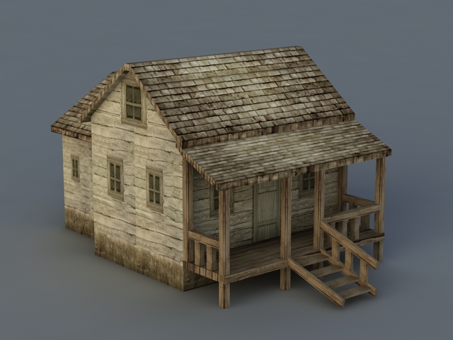 Detail Cottage 3d Model Nomer 28