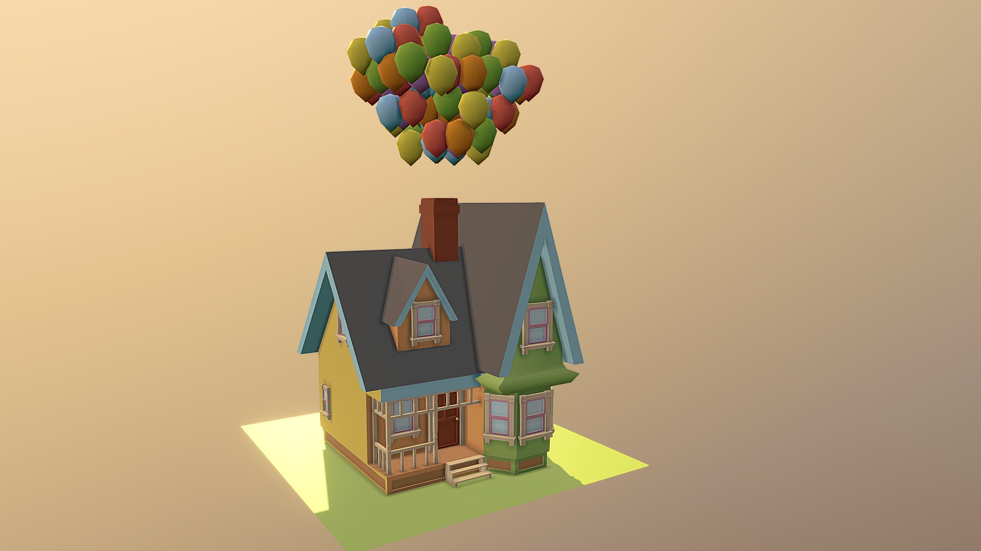 Detail Cottage 3d Model Nomer 41