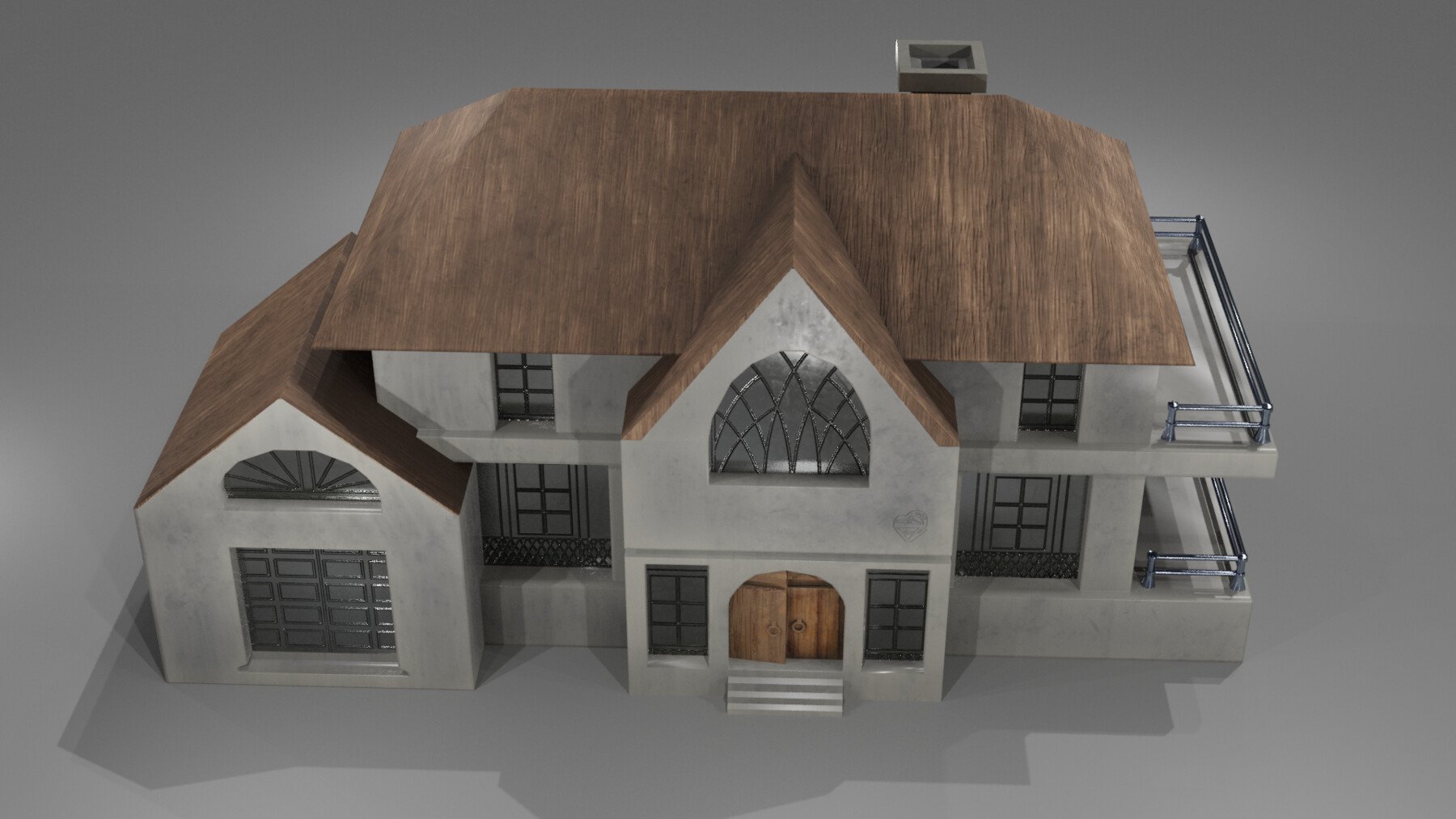 Detail Cottage 3d Model Nomer 43