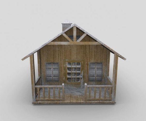 Detail Cottage 3d Model Nomer 45