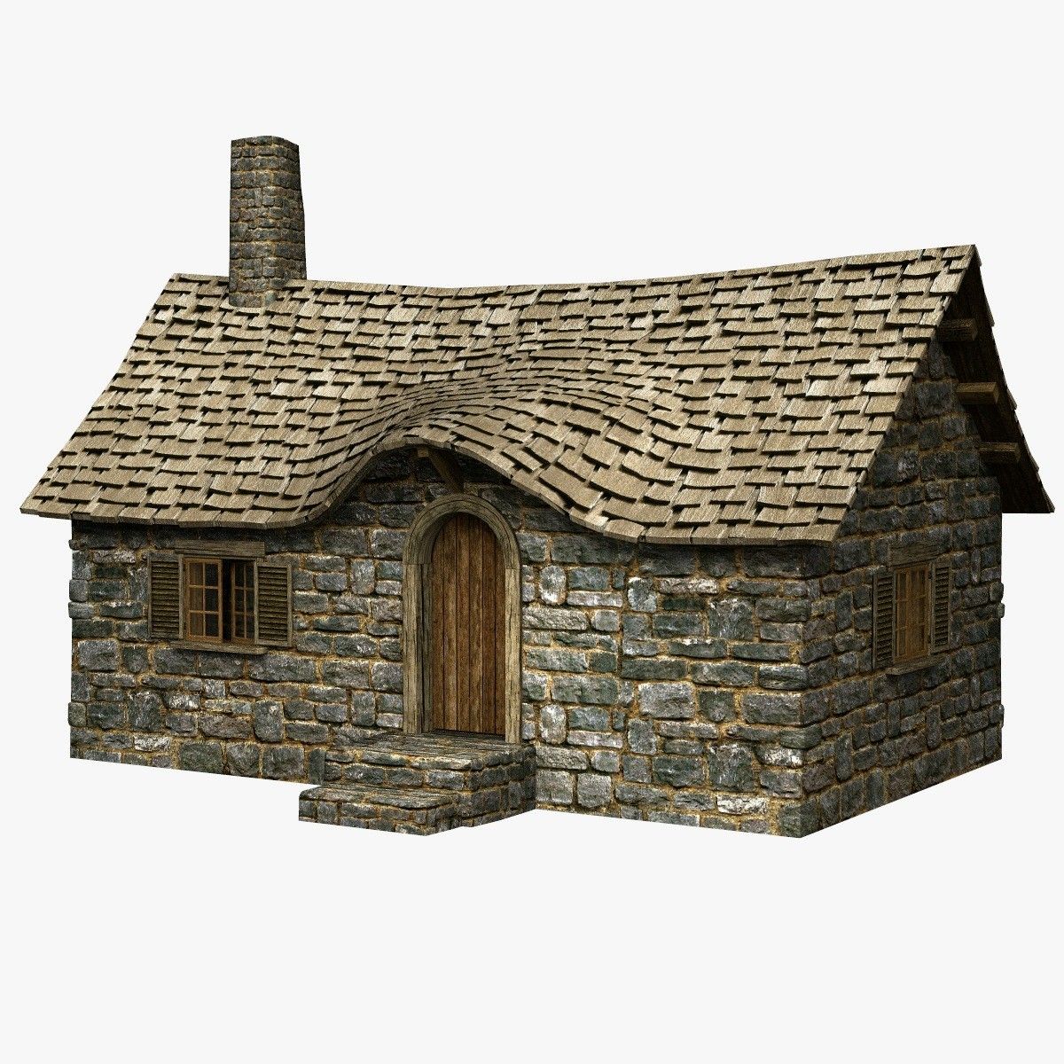 Detail Cottage 3d Model Nomer 7