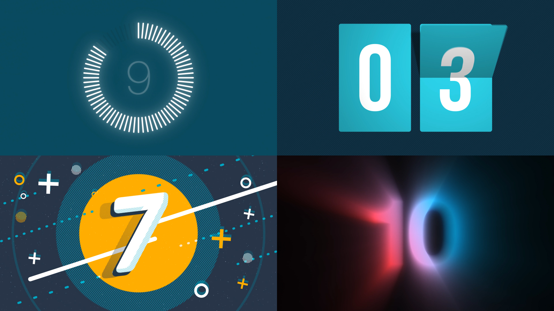 Detail Countdown Stock Footage Nomer 58