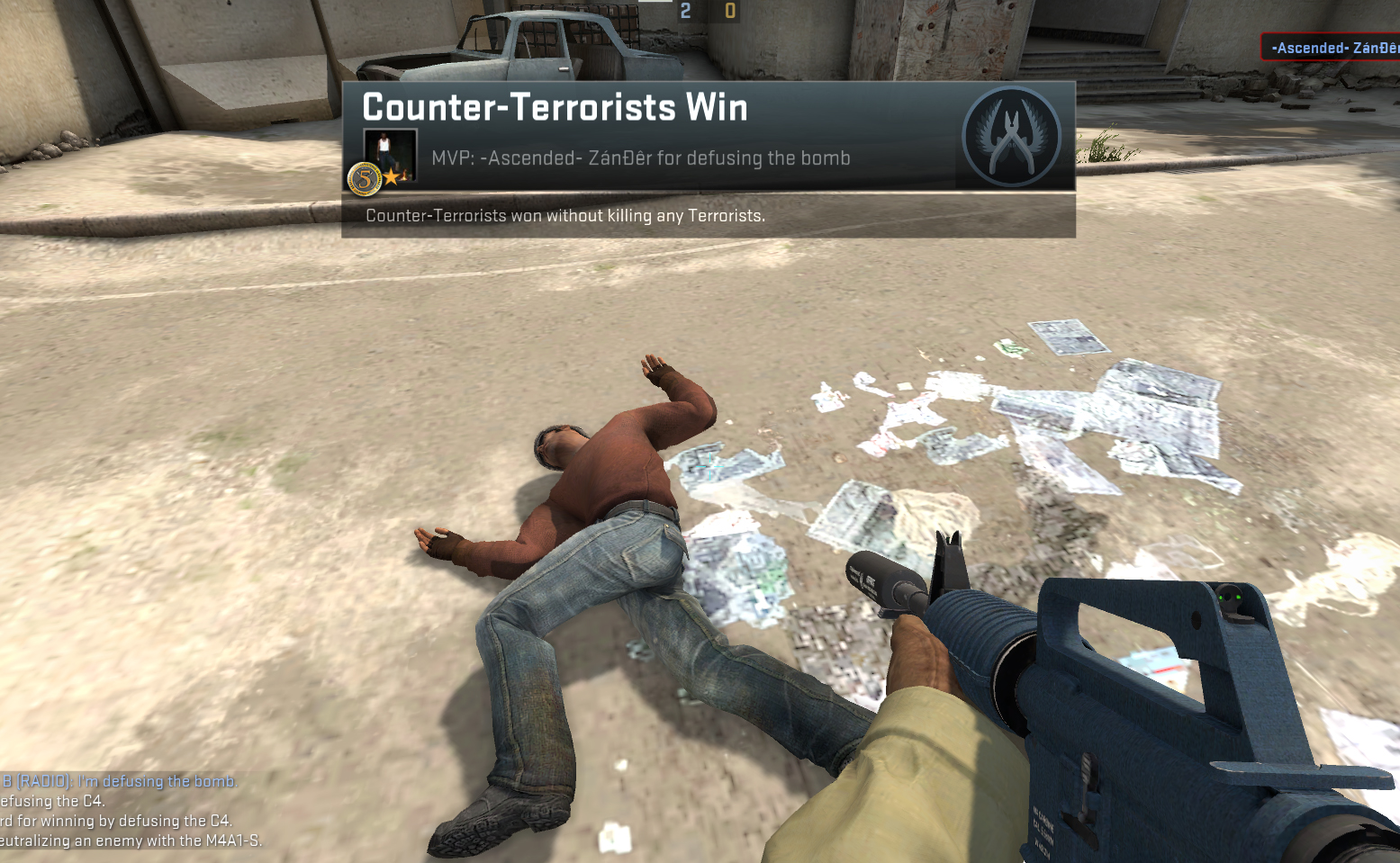 Detail Counter Strike Terrorists Win Nomer 38