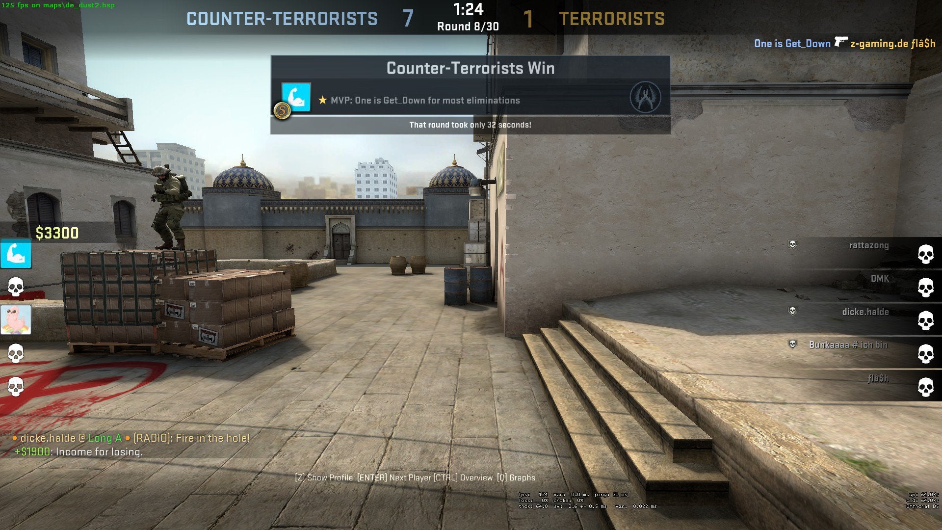 Detail Counter Strike Terrorists Win Nomer 7