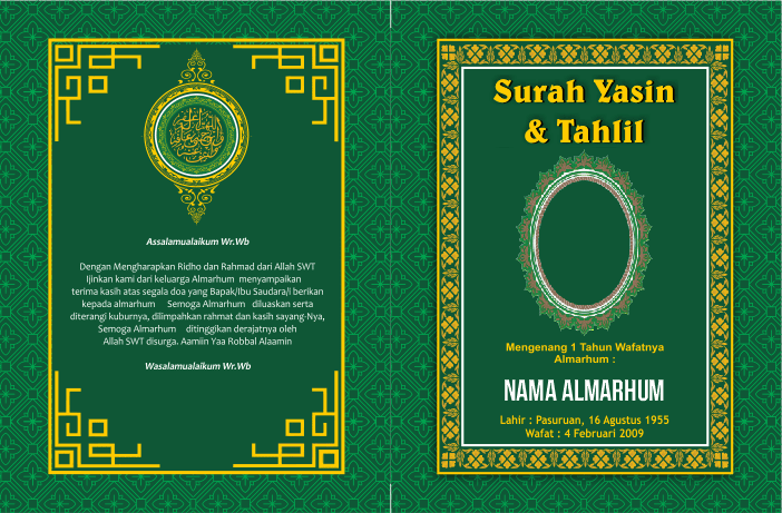 Detail Cover Buku Yasin Png Nomer 2