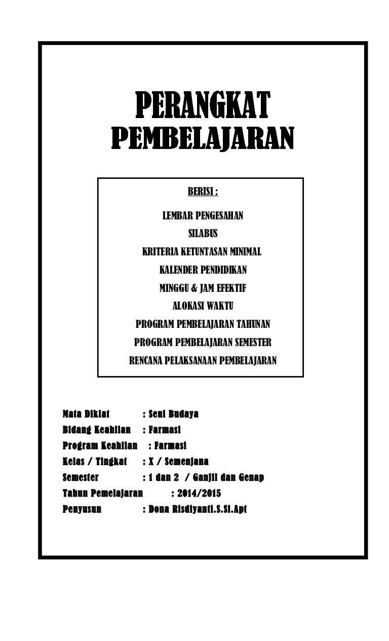 Cover Perangkat Pembelajaran - KibrisPDR