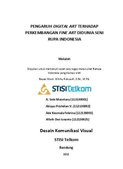 Detail Cover Proposal Batik Nomer 18