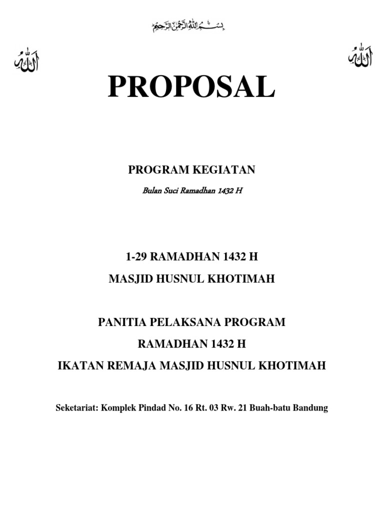 Detail Cover Proposal Ramadhan Nomer 45