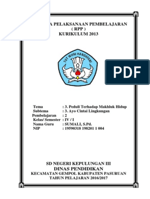 Detail Cover Rpp Sd Doc Nomer 6