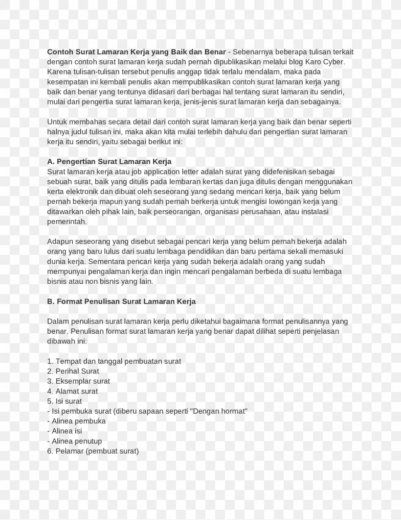Detail Cover Surat Lamaran Kerja Nomer 52