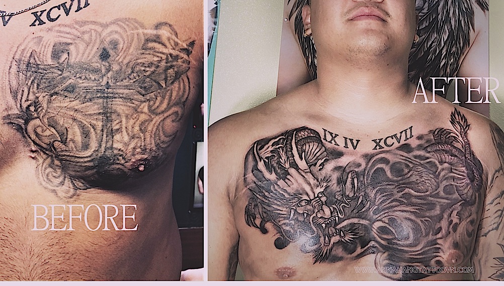 Detail Cover Up Tattoo Lengan Nomer 10