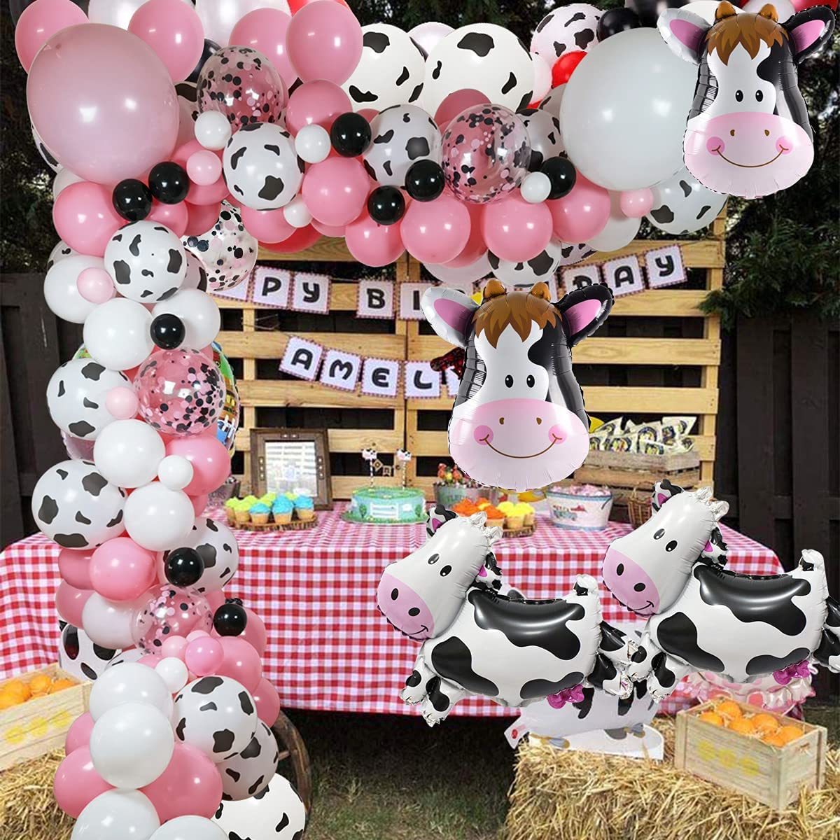 Detail Cow Balloon Garland Nomer 42