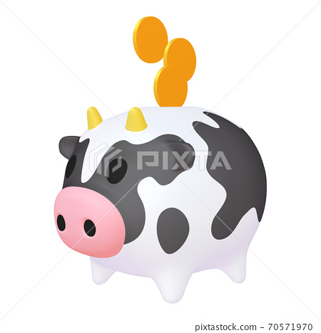 Detail Cow Piggy Bank Nomer 13