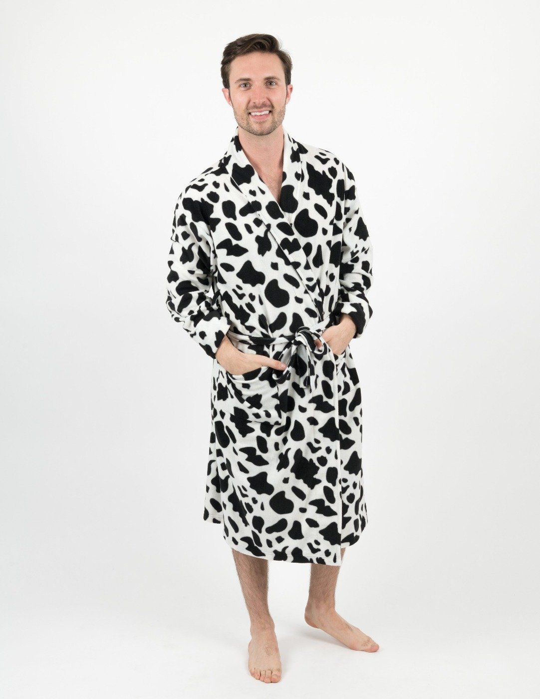 Cow Print Bathrobe - KibrisPDR