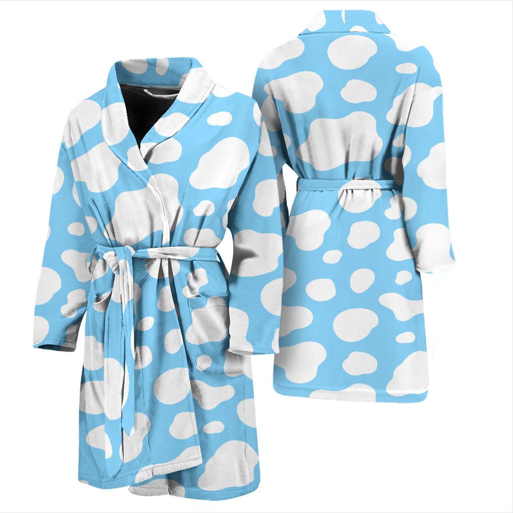 Detail Cow Print Bathrobe Nomer 21