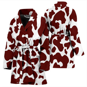 Detail Cow Print Bathrobe Nomer 26