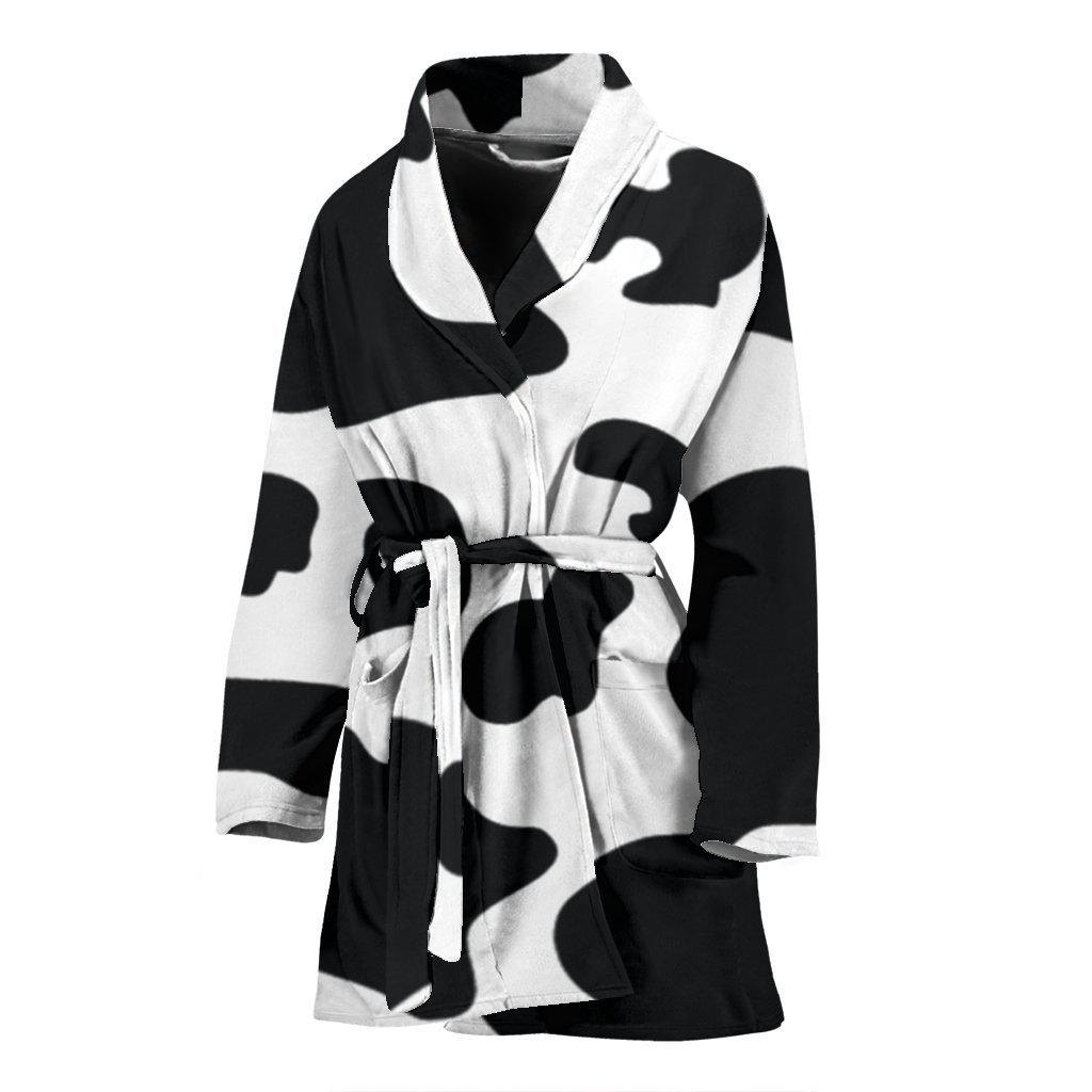Detail Cow Print Bathrobe Nomer 27