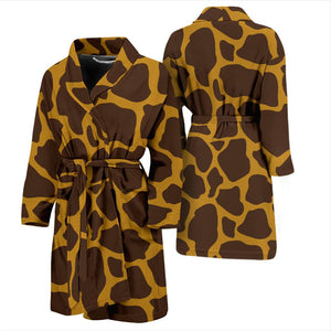 Detail Cow Print Bathrobe Nomer 31