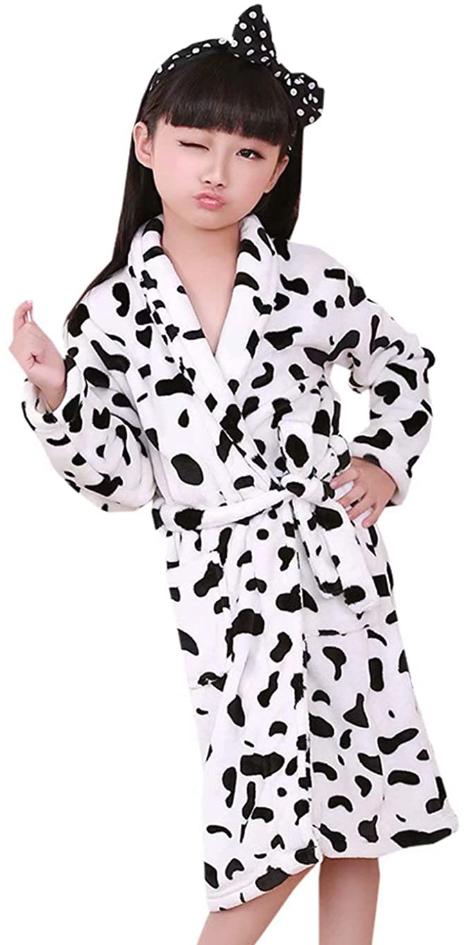Detail Cow Print Bathrobe Nomer 39