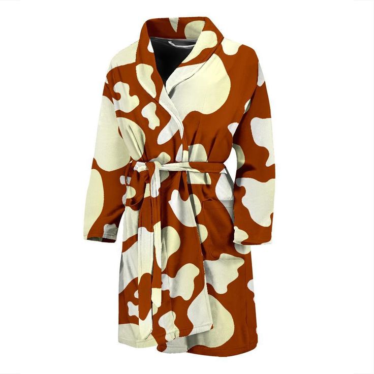 Detail Cow Print Bathrobe Nomer 42