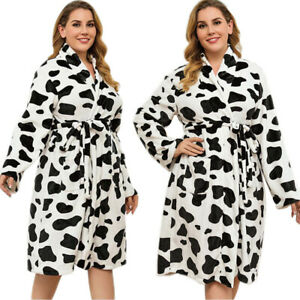 Detail Cow Print Bathrobe Nomer 50