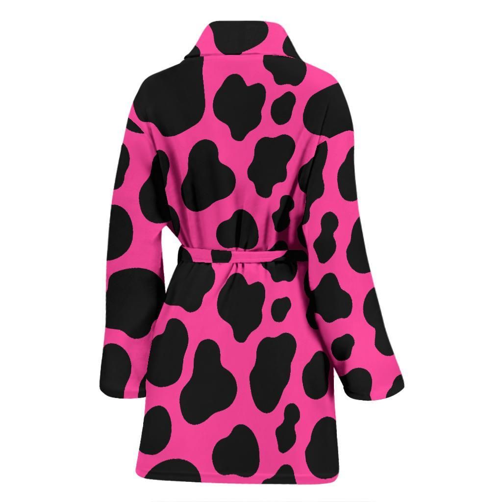 Detail Cow Print Bathrobe Nomer 56