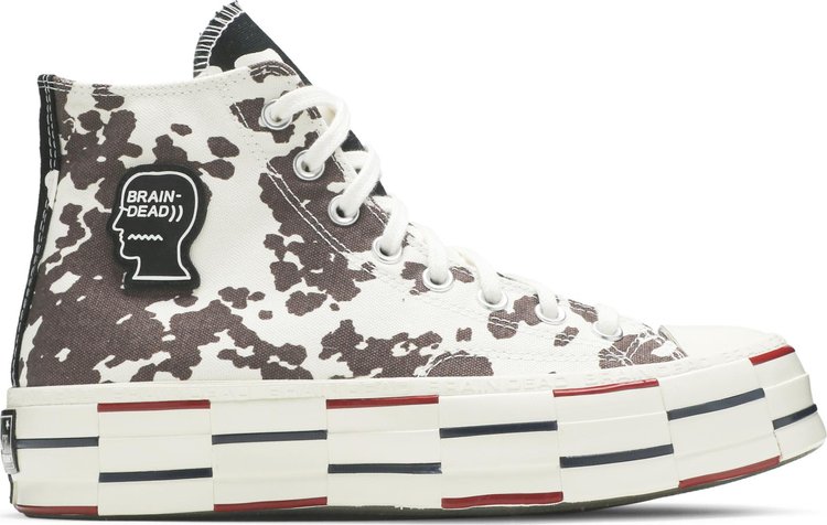 Detail Cow Print Converse Brain Dead Nomer 4