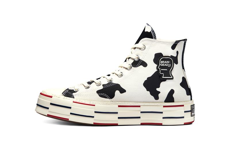 Detail Cow Print Converse Brain Dead Nomer 5