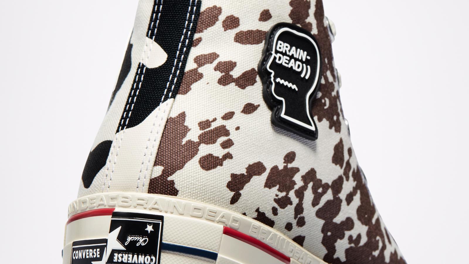 Detail Cow Print Converse Brain Dead Nomer 43