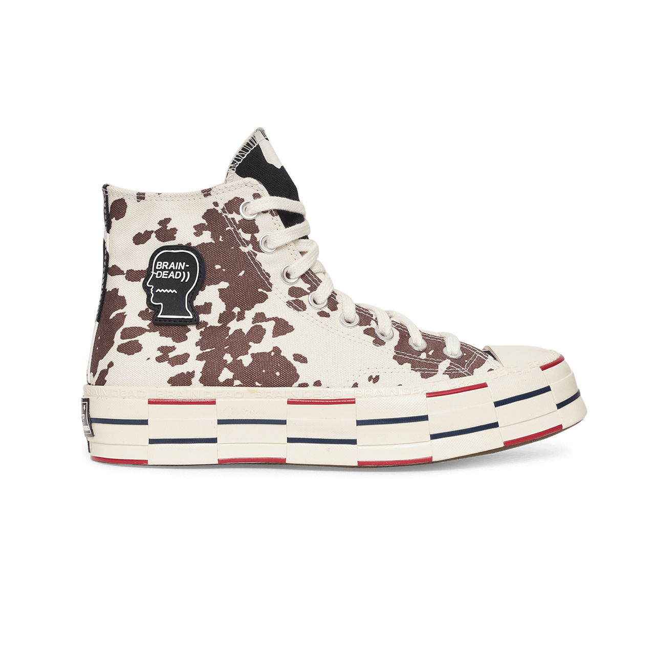 Detail Cow Print Converse Brain Dead Nomer 47