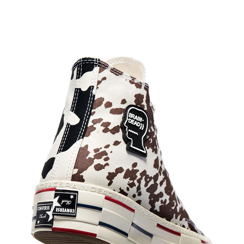 Detail Cow Print Converse Brain Dead Nomer 48