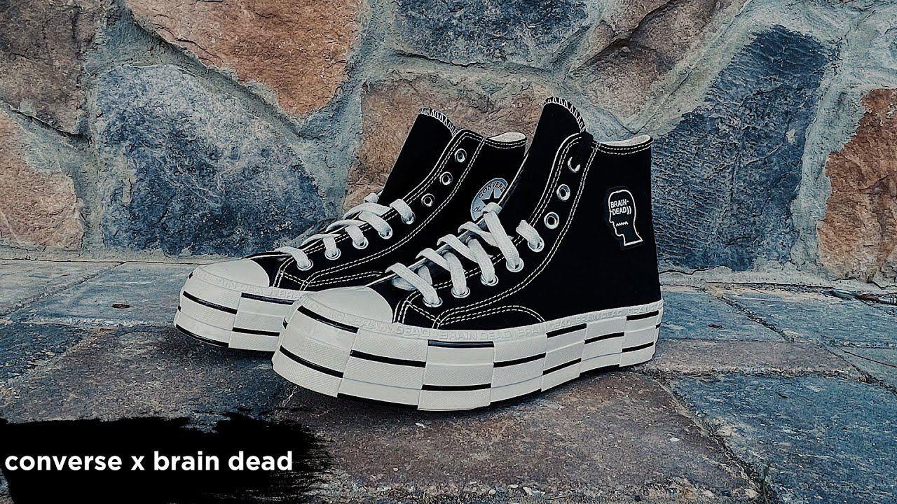 Detail Cow Print Converse Brain Dead Nomer 51