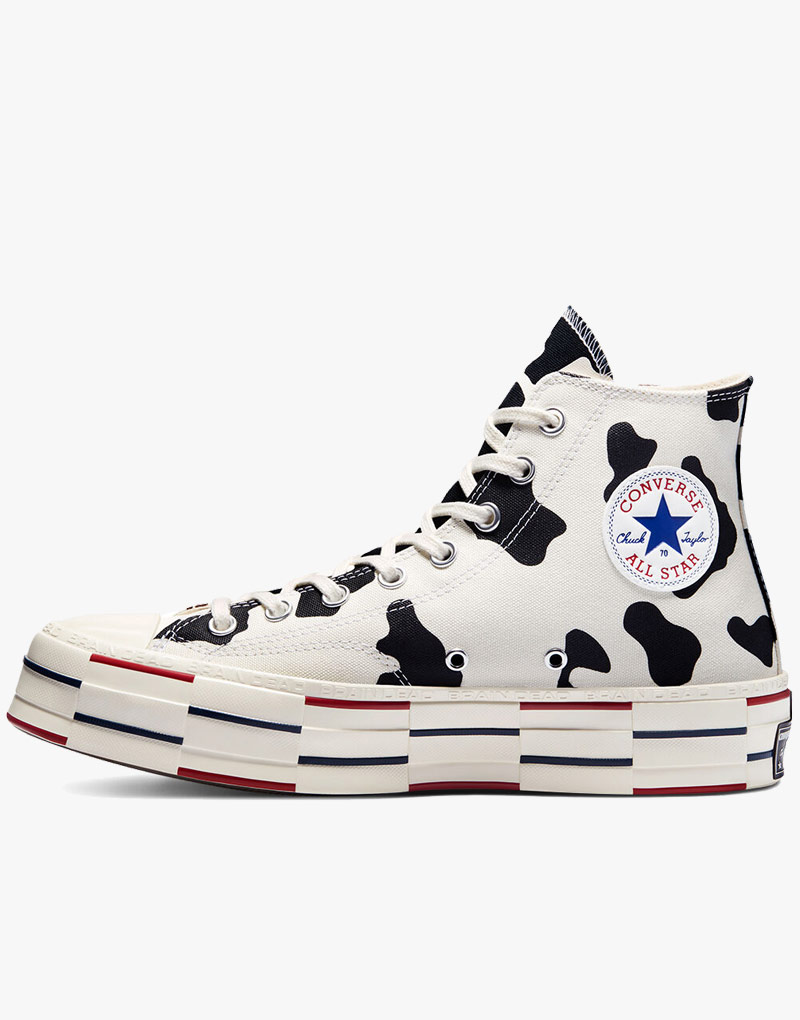 Detail Cow Print Converse Brain Dead Nomer 54