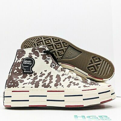Detail Cow Print Converse Brain Dead Nomer 58