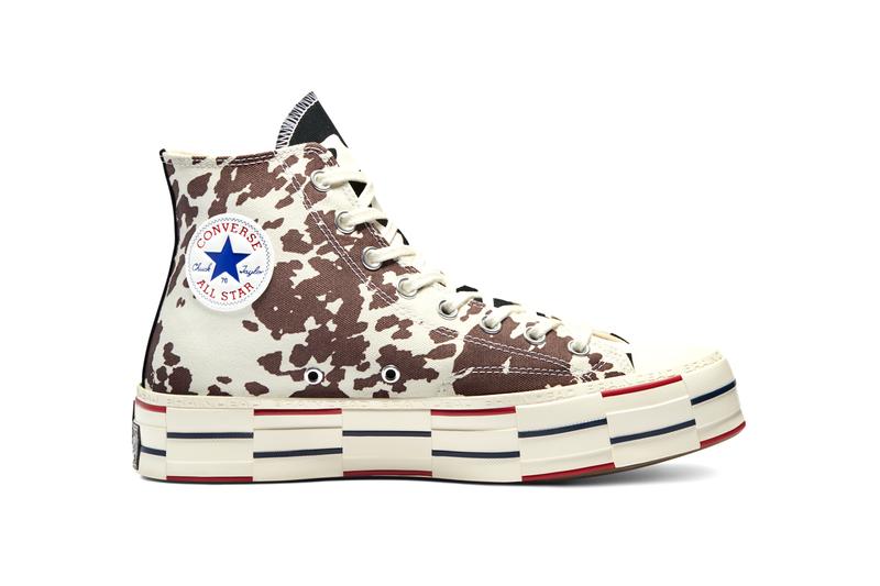 Detail Cow Print Converse Brain Dead Nomer 10