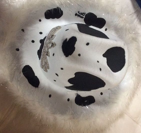 Detail Cow Print Cowboy Hat Amazon Nomer 16