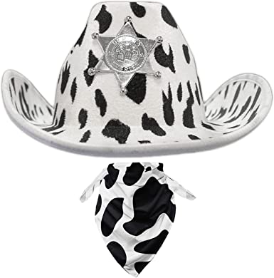 Detail Cow Print Cowboy Hat Amazon Nomer 5