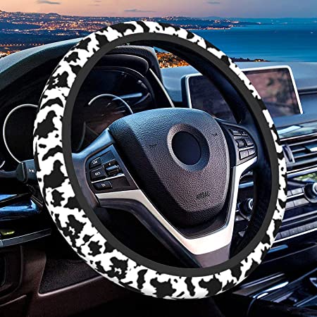 Detail Cow Print Steering Wheel Nomer 13