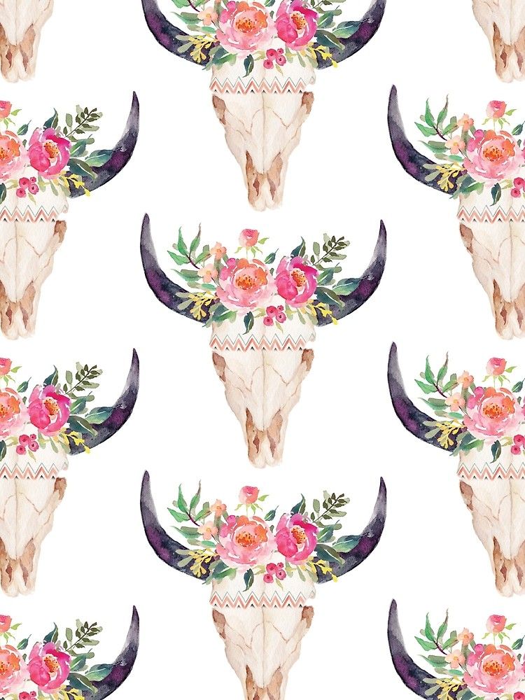 Detail Cow Skull Wallpaper Nomer 8