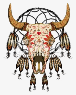 Detail Cow Skull With Flowers Png Nomer 47