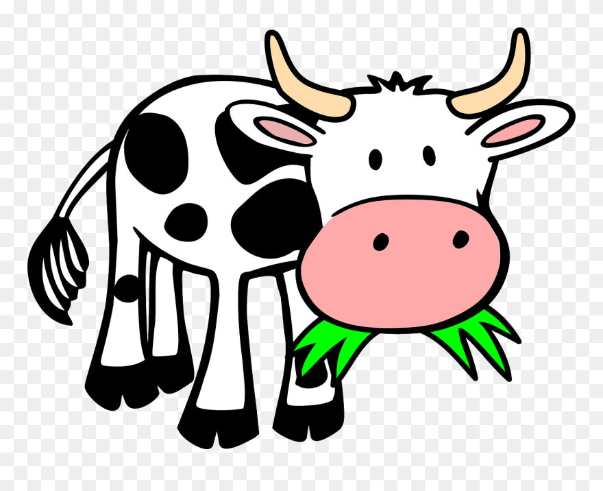 Detail Cow With Bow Clipart Nomer 15