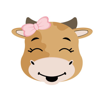 Download Cow With Bow Clipart Nomer 26