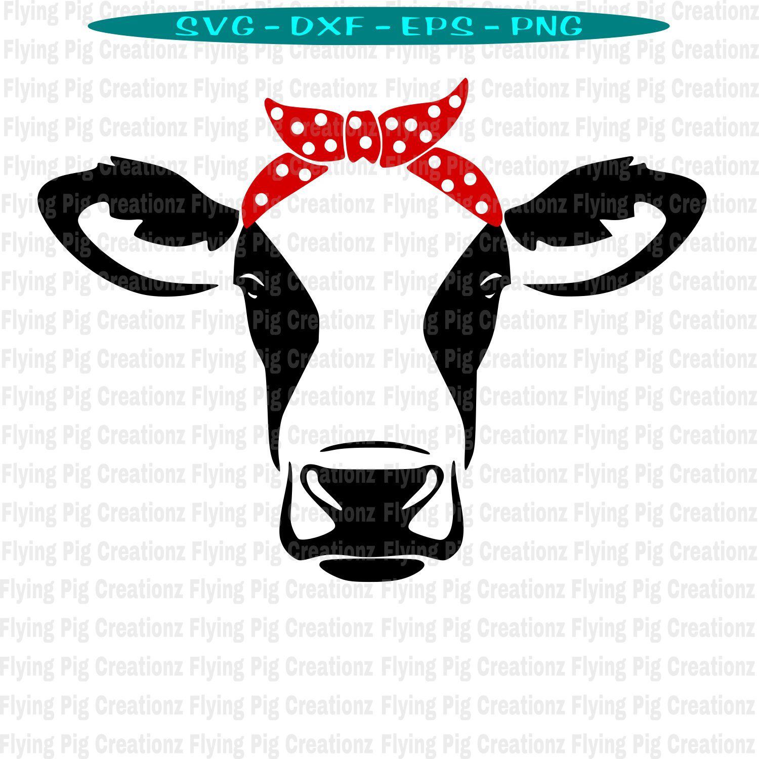 Detail Cow With Bow Clipart Nomer 4